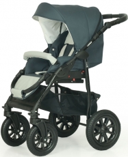 Дитяча коляска 2 в 1 Verdi Laser BLACK 9023-VLB-04, graphite